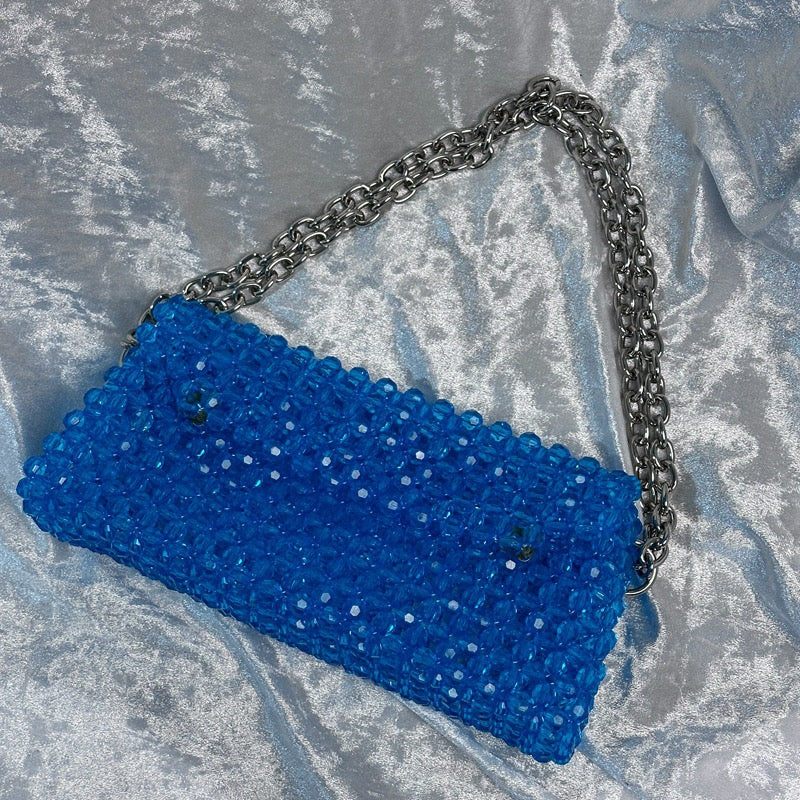 Radiant Luxe Beaded Bag,Shoulder Bag,High-Gloss Crystal Elegance– Handmade with Love, Timeless Elegance Luxury crystal bead bag, valentine's day gift for wife, crystal bag, elegant,evening bag, gift for her, handmade bag, wedding guest bag,