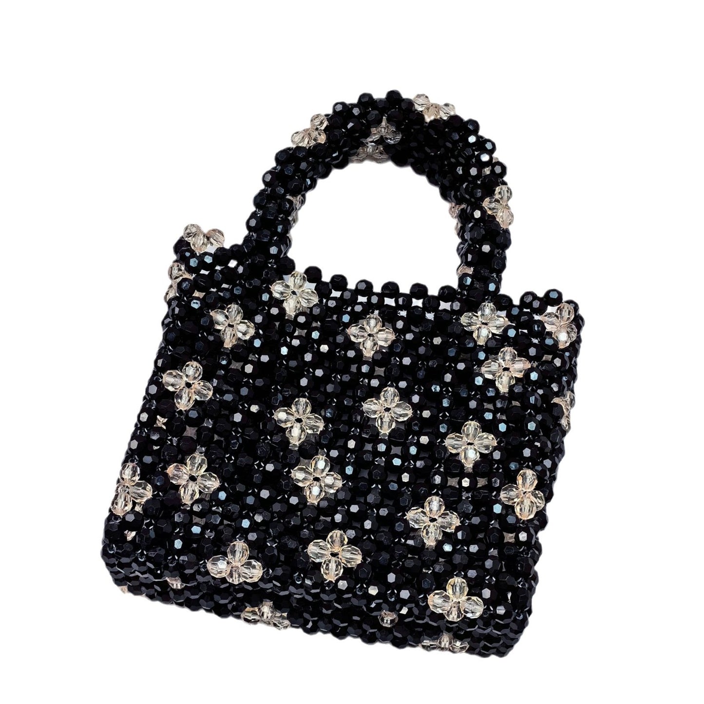 Eternal Bloom Beaded Bag/handmade/elegance styleLuxury crystal bead bag, valentine's day gift for lover,crystal bag,elegant evening bag, gift for her, handmade bag, wedding guest bag,