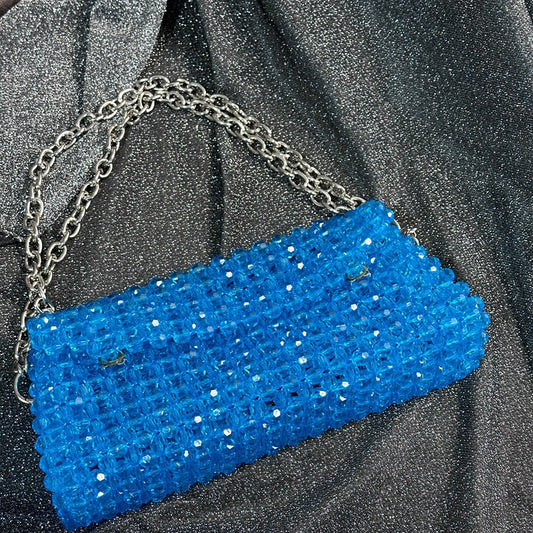 Radiant Luxe Beaded Bag,Shoulder Bag,High-Gloss Crystal Elegance– Handmade with Love, Timeless Elegance Luxury crystal bead bag, valentine's day gift for wife, crystal bag, elegant,evening bag, gift for her, handmade bag, wedding guest bag,