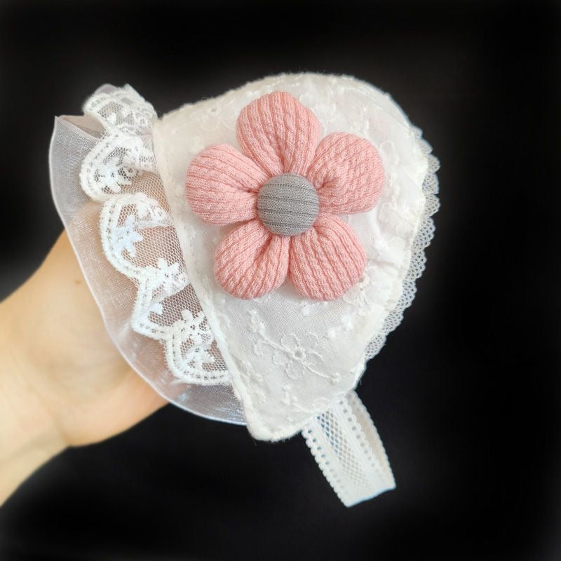 baby hat/Crochet Headband/Embroidery craft/Cute Bow Ear Warmer/Baby/Toddler/Child Headband//Victoria headband/thread crochet christening/baby christening headband/0-12 month